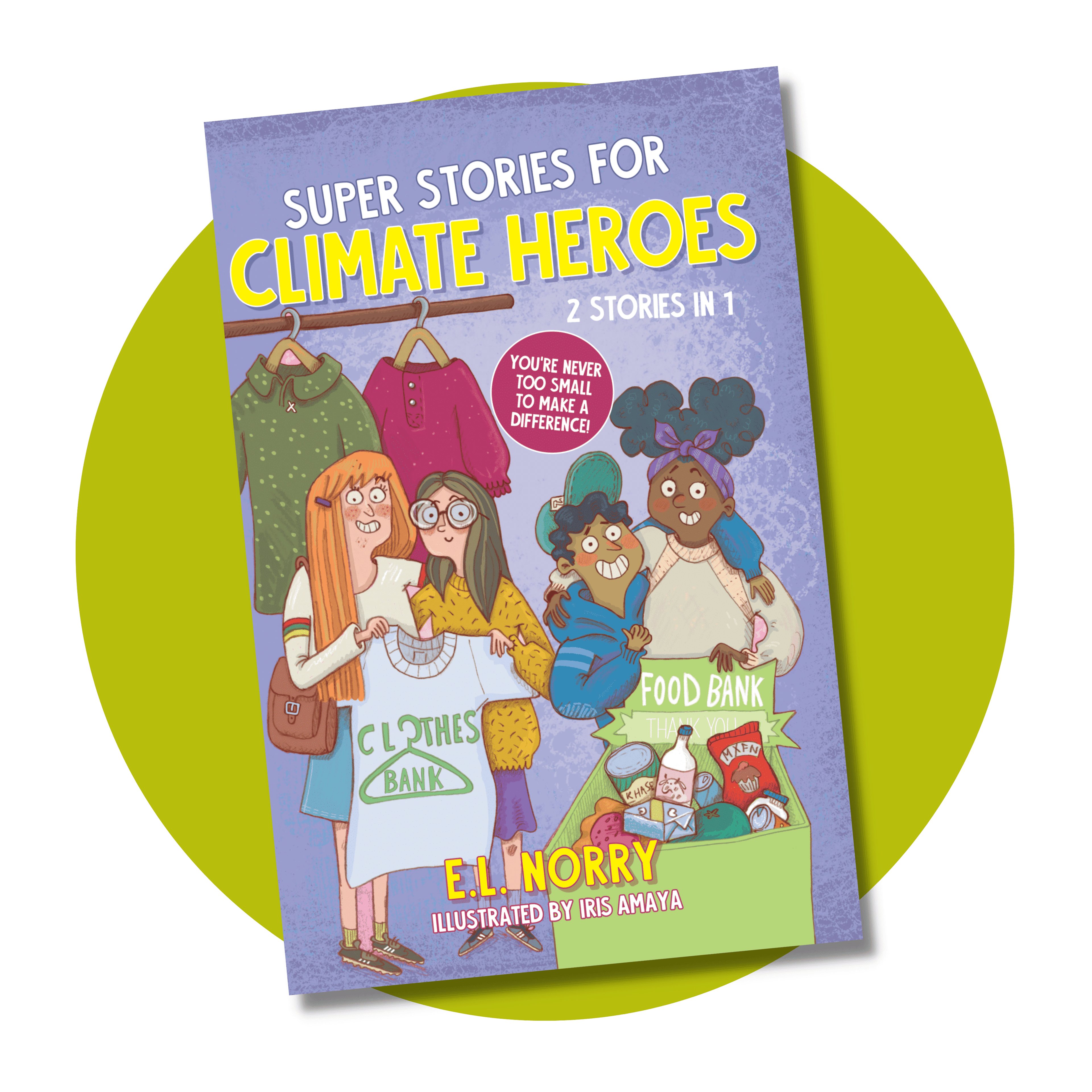 Front cover of Super Stories for Climate Heroes storybook